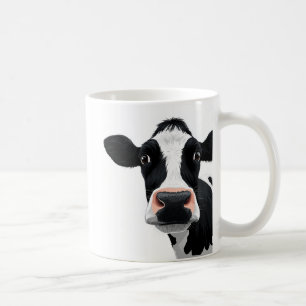 Close-Up Cow Curiosity Coffee Mug