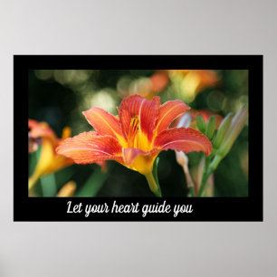 Close Up Daylily Poster