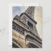 Close-up Eiffel Tower Paris Love City Travel
