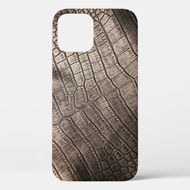 Close-Up Elegant Leather: Textured Pattern Case-Mate iPhone Case (Back)