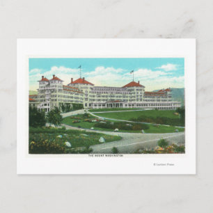 Close-up Exterior View of Mt. Washington Hotel Postcard