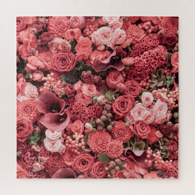 Close-up floral abstract background. jigsaw puzzle (Vertical)