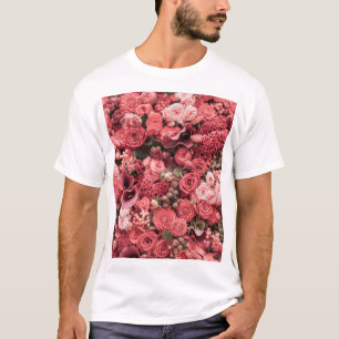 Close-up floral abstract background. T-Shirt