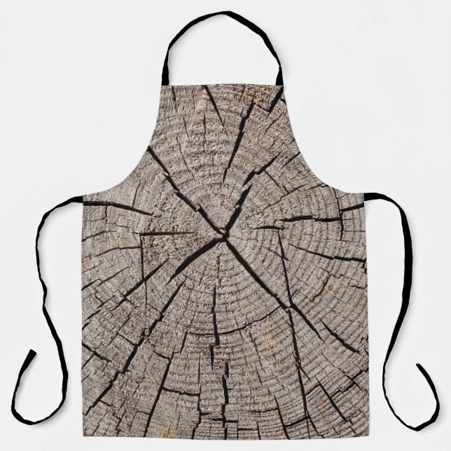 Close up gray background texture of old weathered  apron (Front)
