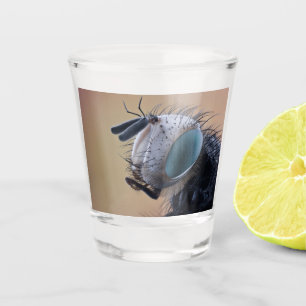 Close-up Insect Bug Head Shot Glass