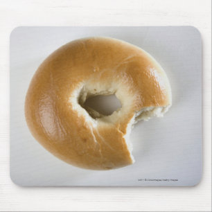 Close-up of a bagel mouse pad