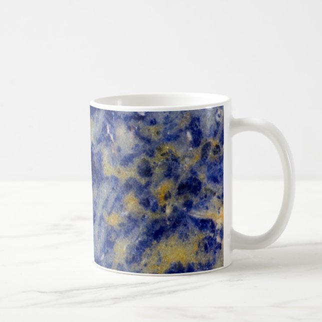 Close up of a Blue Sodalite Coffee Mug (Right)