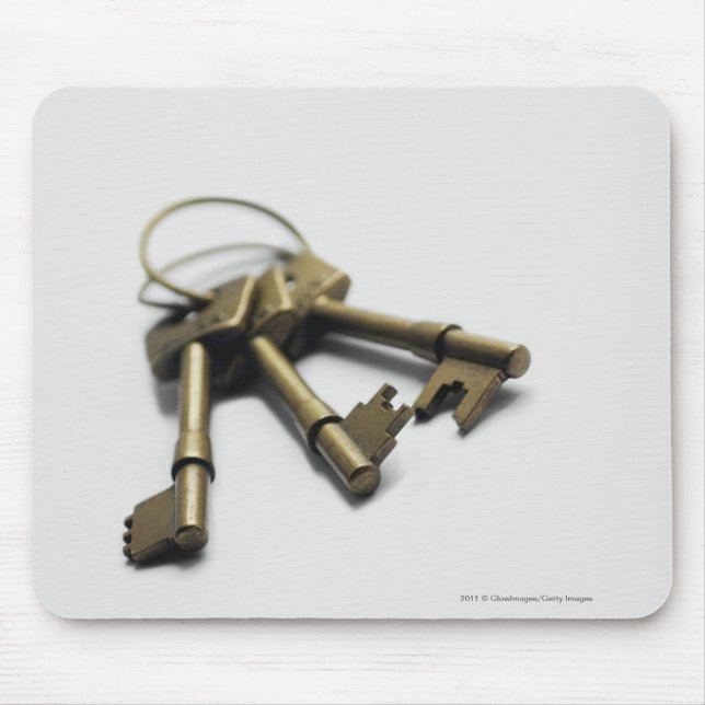 Close-up of a bunch of keys mouse pad (Front)