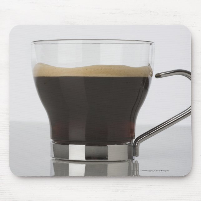 Close-up of a coffee cup mouse pad (Front)