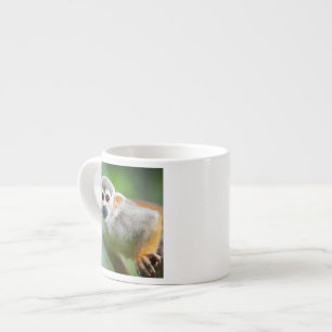 Close-up of a Common Squirrel Monkey Espresso Cup