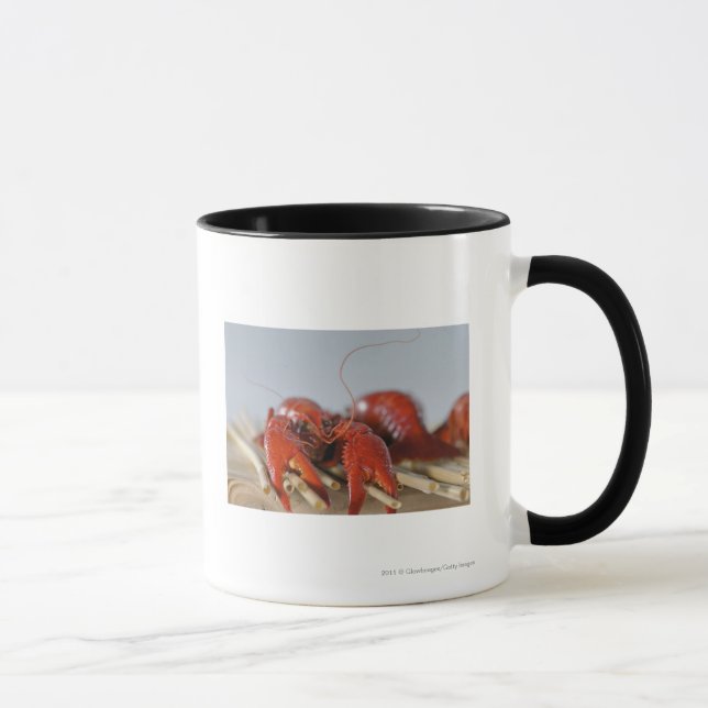 Close-up of a crab on sticks mug (Right)