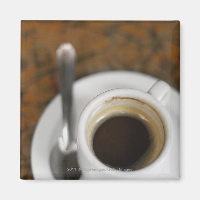 Close-up of a cup of coffee 2 magnet (Front)