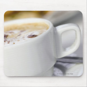 Close-up of a cup of coffee mouse pad