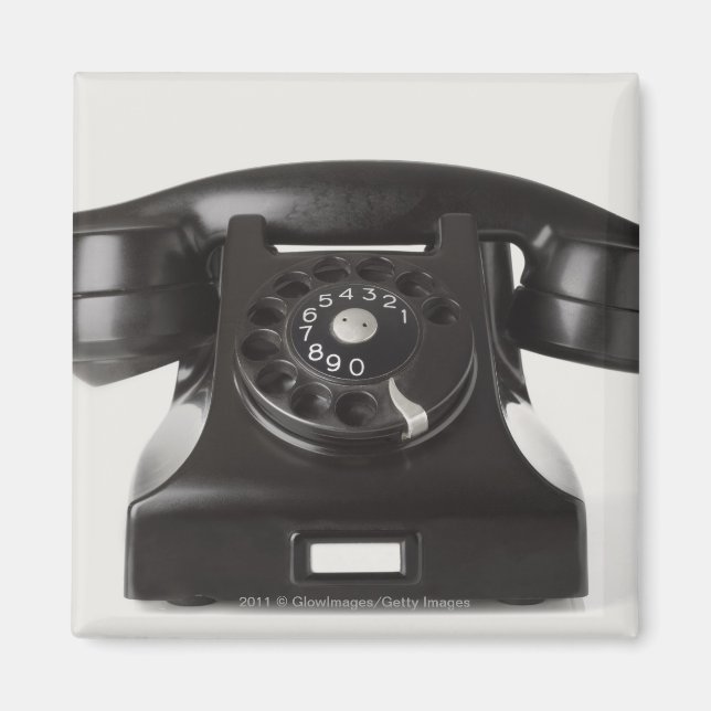 Close-up of a rotary phone magnet (Front)