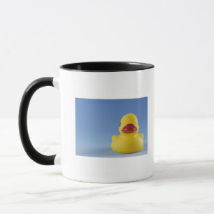 Close-up of a rubber duck mug