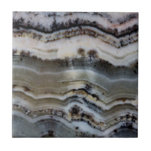 Close up of a Silver Lace Onyx Ceramic Tile