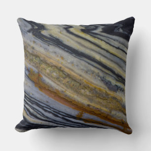 Close up of a Striated Jasper Slab Cushion