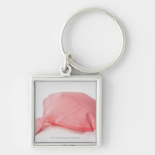 Close-up of a whoopee cushion key ring (Front)
