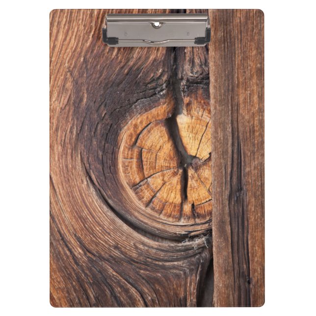 Close up of a wood knot, California Clipboard (Front)