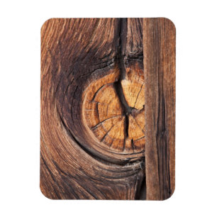 Close up of a wood knot, California Magnet