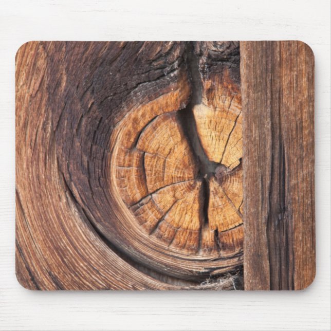 Close up of a wood knot, California Mouse Pad (Front)