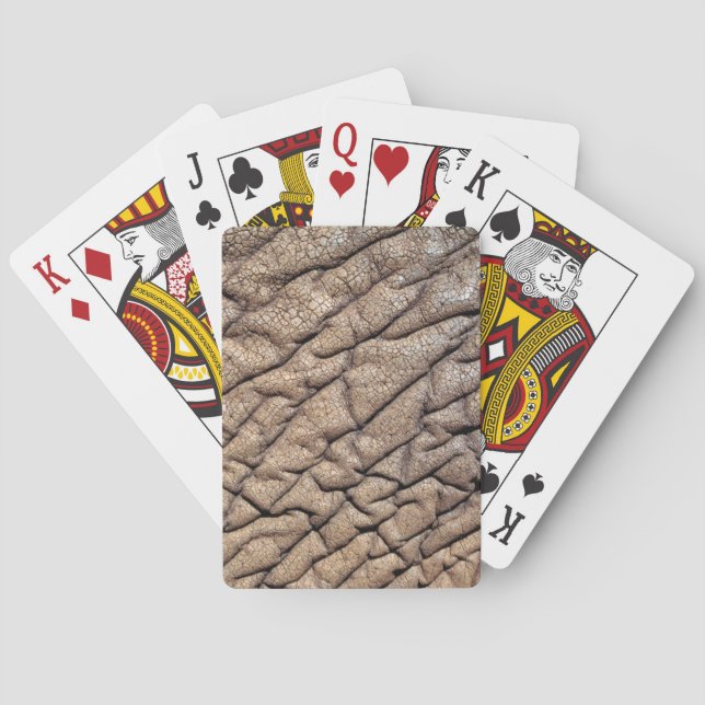 Close-Up Of African Elephant's Hide Playing Cards (Back)