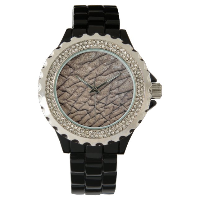 Close-Up Of African Elephant's Hide Watch (Front)