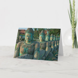 Close-Up Of An Artists' Sculptures Card