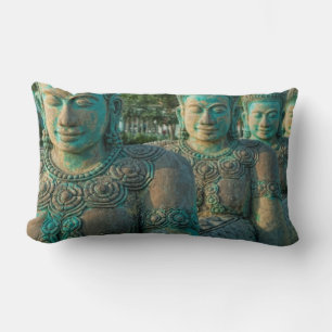 Close-up Of An Artists' Sculptures Lumbar Cushion