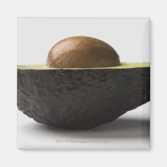 Close-up of an avocado magnet (Front)