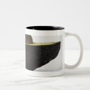 Close-up of an avocado Two-Tone coffee mug