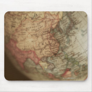 Close-up of antique globe 2 mouse pad