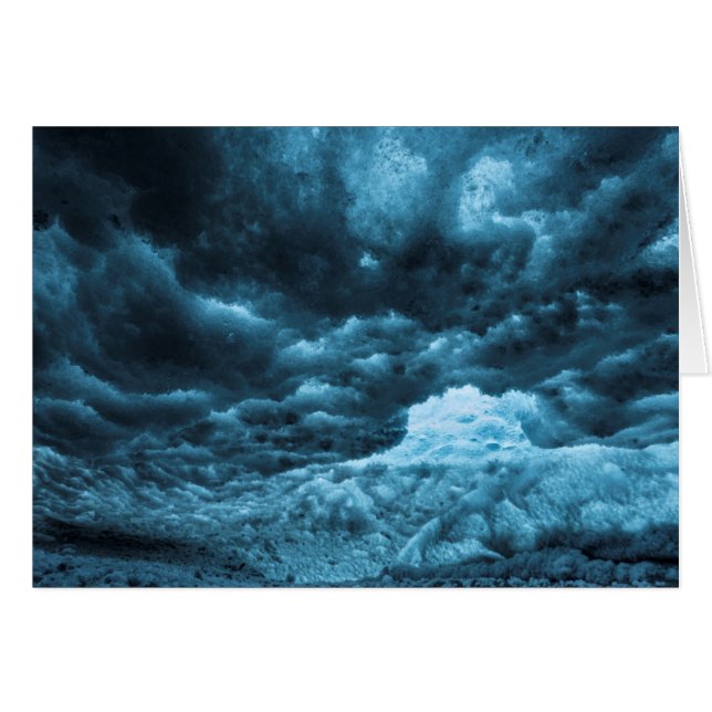 Close up of blue ice, Iceland (Front Horizontal)