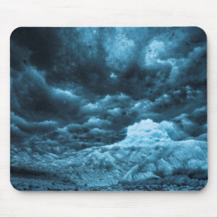 Close up of blue ice, Iceland Mouse Pad