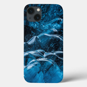 Close Up Of Blue Ice Walls iPhone 13 Case