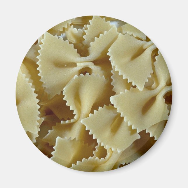 Close-up of bow-tie pasta shells Photo Magnet (Front)