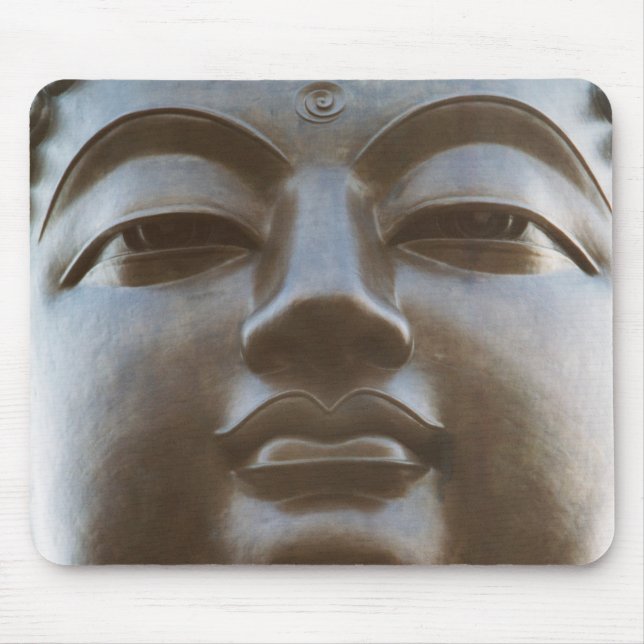 Close-up of Buddha statue Mouse Pad (Front)