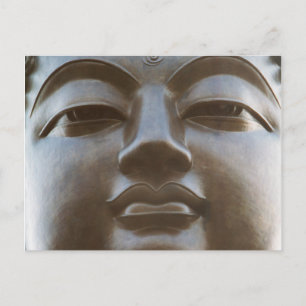 Close-up of Buddha statue Postcard