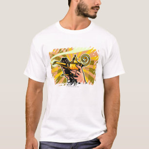 Close-up of businessman holding magic lamp T-Shirt