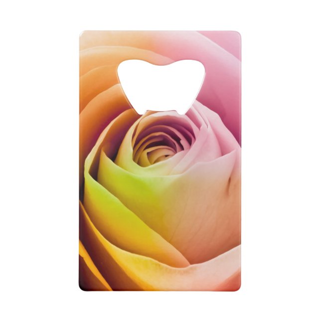 Close up of Colourful Rose Petals (Front)