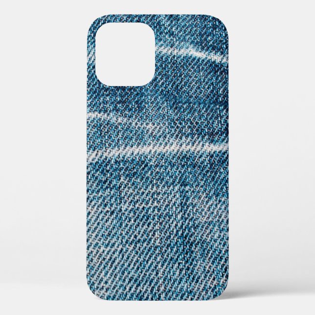 close-up of denim cloth Case-Mate iPhone case (Back)