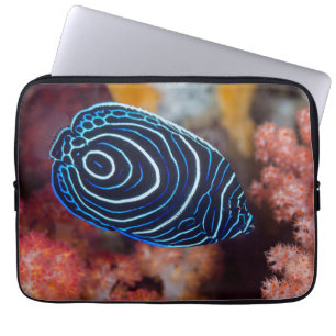 Close-up of Emperor Angelfish Laptop Sleeve