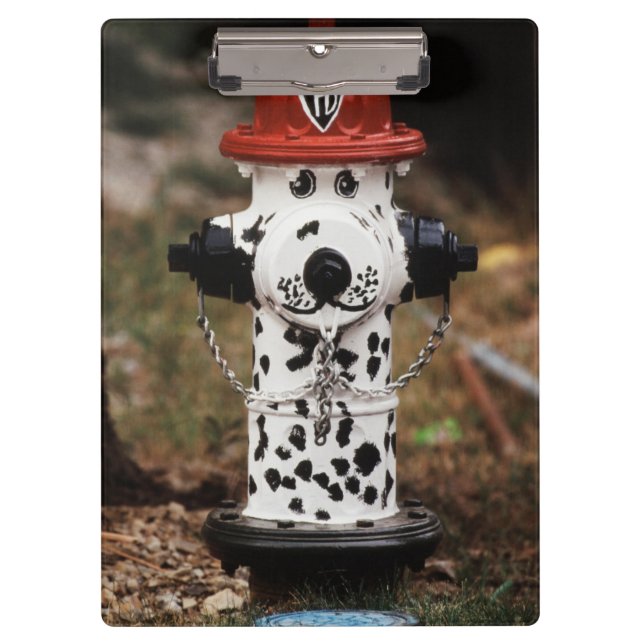 Close-Up of Fire Hydrant Clipboard (Front)