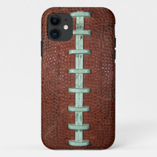 close up of football iPhone 11 case