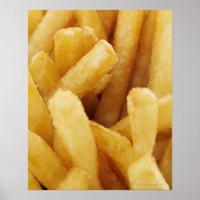 Close-up of French fries Poster (Front)