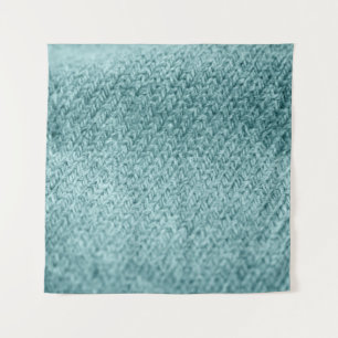 Close up of green knitted textured background. tapestry