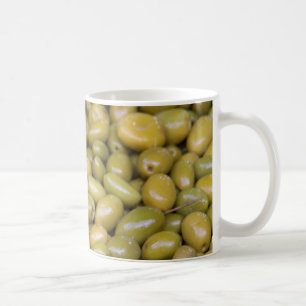 Close Up Of Green Olives Coffee Mug