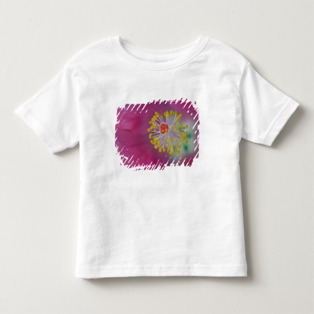 Close-up of Hibiscus flower stamen, Hibiscus Toddler T-Shirt (Front)