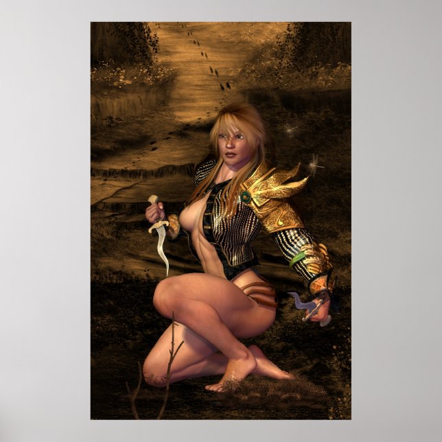 Close-up of "Hunter or Hunted" Poster (Front)