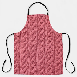 Close-up of pattern of sweater texture. apron
